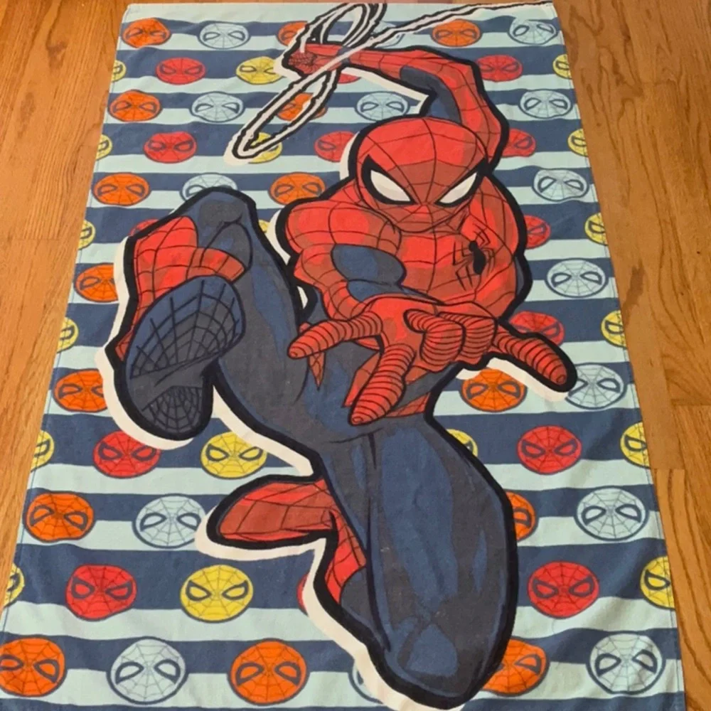 Disney - Marvel Beach Towel - 29”x59” - Blue/Red/Yellow - Spider-Man